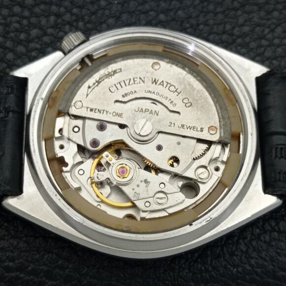 Vintage 1972 Citizen Automatic Mens Silver Watch W/daydate & Silver accents - Picture 10 of 10